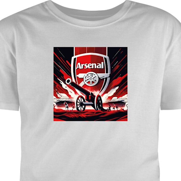 Børne T-shirt | Behagelig T-shirt til Børn Arsenal grå 12-13 År