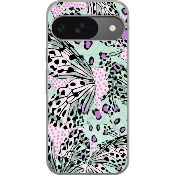 Google Pixel 9 Gennemsigtig cover Leopard