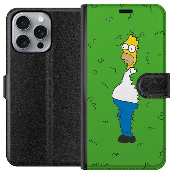 Apple iPhone 16 Pro Max Plånboksfodral Homer Simpson