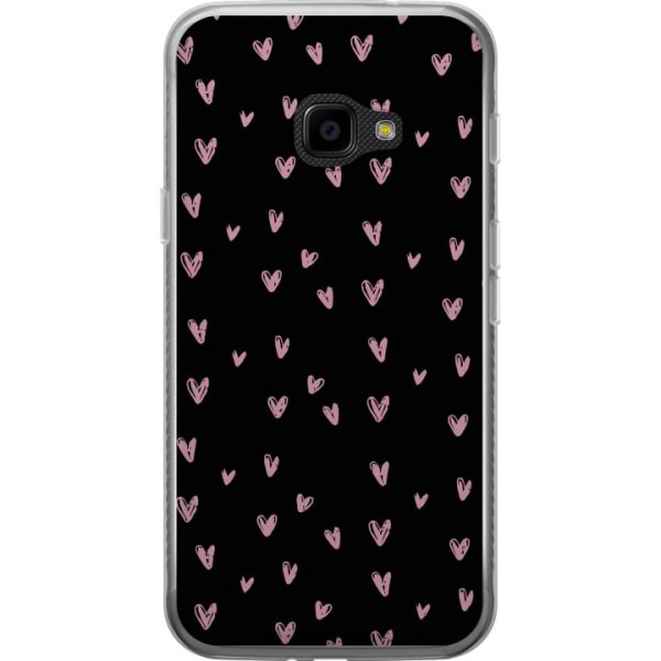 Samsung Galaxy Xcover 4 Gennemsigtig cover Små Hjerter
