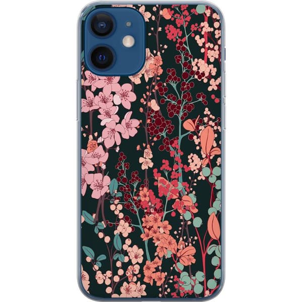 Kompatibelt Mobildeksel til Apple iPhone 12 Blomster