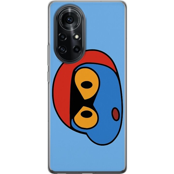 Huawei nova 8 Pro Läpinäkyvä kuori Bold Bot Head