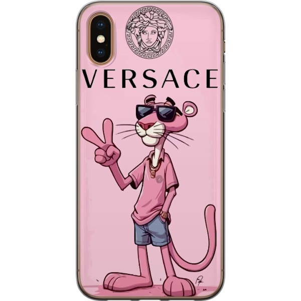 Apple iPhone X Gennemsigtig cover Pink Panter Mærke