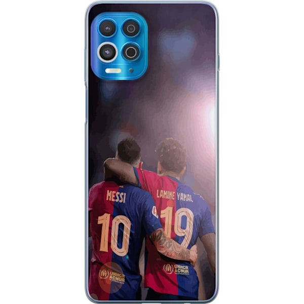 Motorola Edge S Gennemsigtig cover Lamine Yamal VS Messi