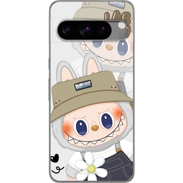 Google Pixel 8 Pro Gennemsigtig cover Labubu Minimal Mood - En