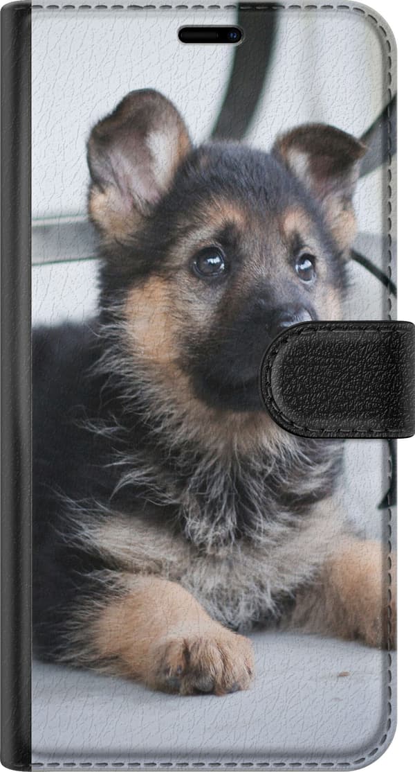 Kompatibelt Plånboksfodral till Google Pixel 6a Schäfer Puppy