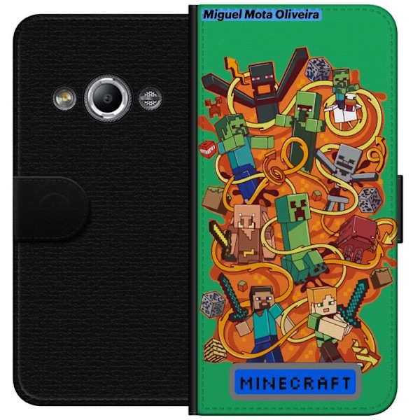 Samsung Galaxy Xcover 3 Tegnebogsetui Minecraft