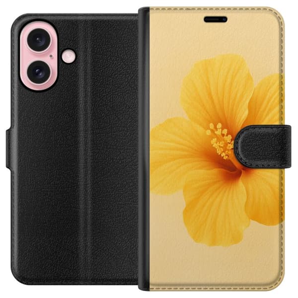 Kompatibelt Plånboksfodral till Apple iPhone 16 Lemon Zing