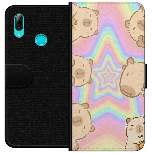 Huawei P smart 2019 Tegnebogsetui Kawaii Capybara Galaxy Sød