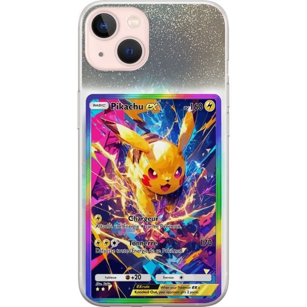 Kompatibel Mobilcover til Apple iPhone 13 Pikachu gul