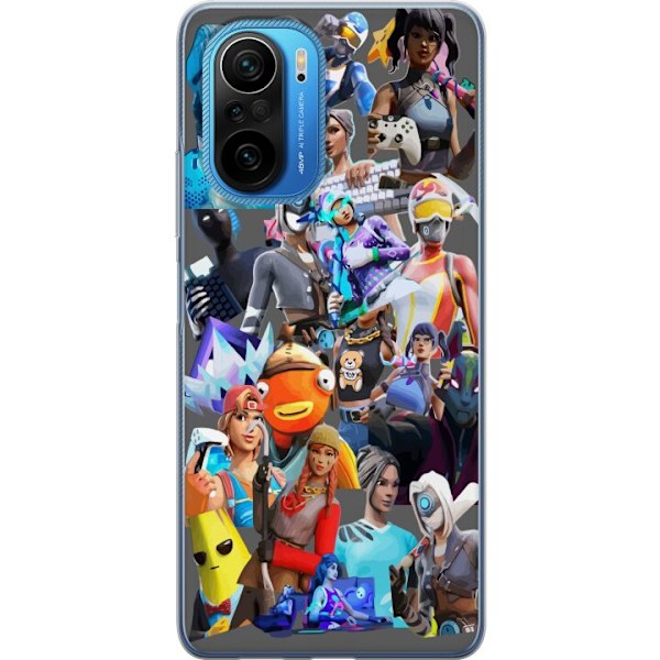 Xiaomi Poco F3 Gennemsigtig cover Fortnite