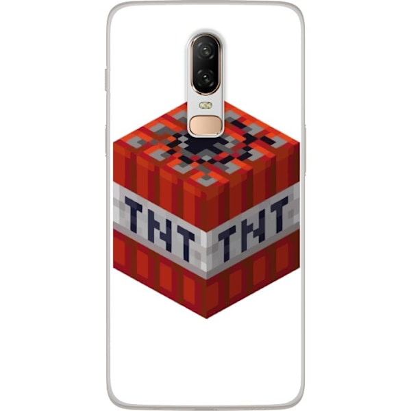 OnePlus 6 Genomskinligt Skal Minecraft TNT
