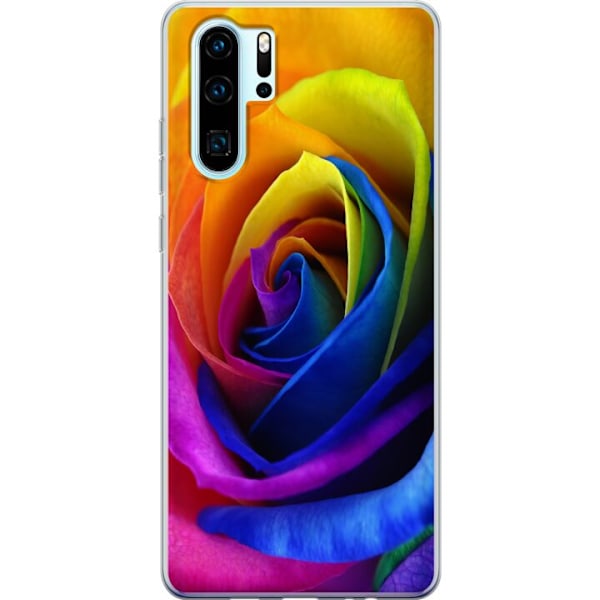 Huawei P30 Pro Kuori / Matkapuhelimen kuori - Sateenkaaren Ruusu