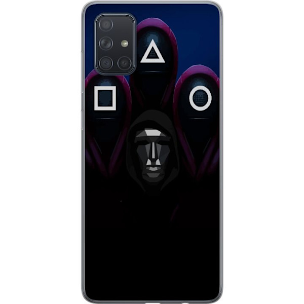 Samsung Galaxy A71 Läpinäkyvä kuori Squid Game Kausi 3 Uudet Ikoni Suosittu Sarja TV Motiivi Aasialainen Draama Trendikäs Graafinen Suunnittelu