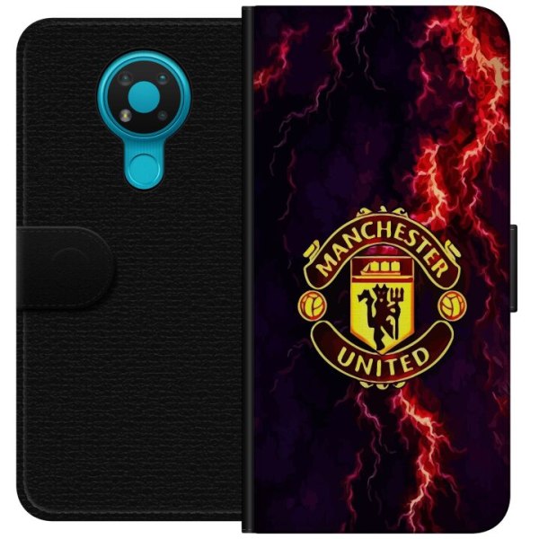 Nokia 3.4 Plånboksfodral Manchester United