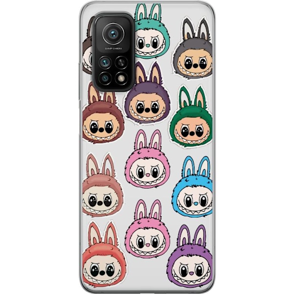 Xiaomi Mi 10T 5G Gjennomsiktig deksel Labubu Macaron Monster -