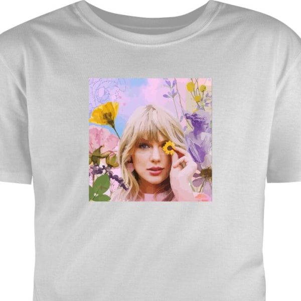 T-Shirt Taylor Swift grå XL