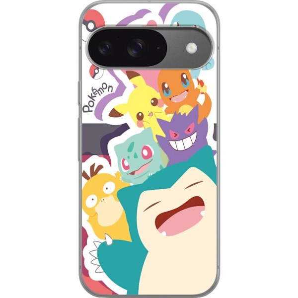 Google Pixel 9 Pro Gennemsigtig cover Pokemon