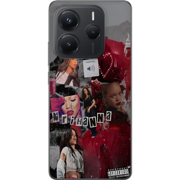 Xiaomi Redmi Note 14 Genomskinligt Skal Rihanna – Iconic Fas