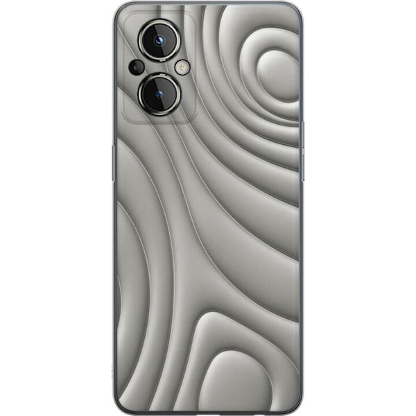 OnePlus Nord N20 5G Läpinäkyvä kuori Hopea-aallot