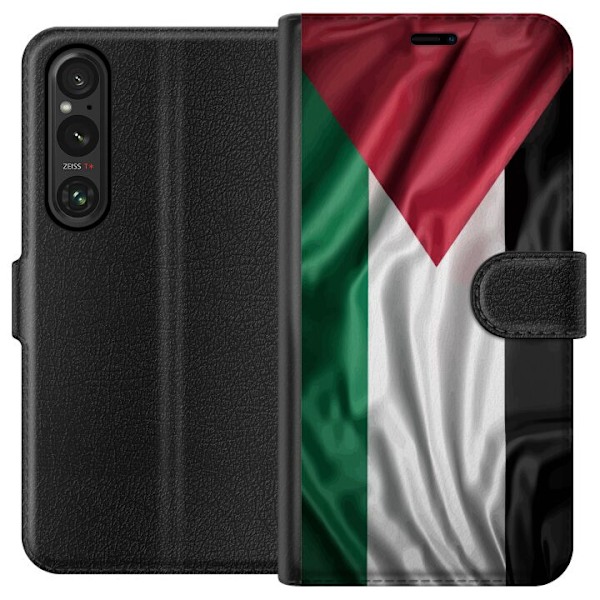 Sony Xperia 1 VI Lompakkokotelo Palestiinan lippu – ikoninen