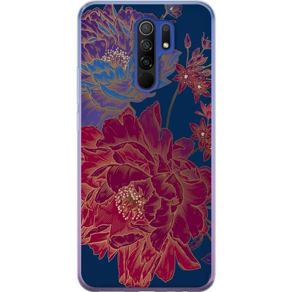 Kompatibelt Mobilskal till Xiaomi Redmi 9 Blommor