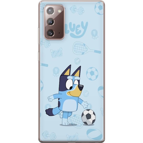 Samsung Galaxy Note20 Läpinäkyvä kuori Bluey