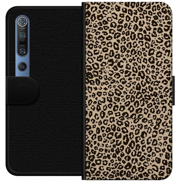 Xiaomi Mi 10 Pro 5G Tegnebogsetui Leopard Mønster