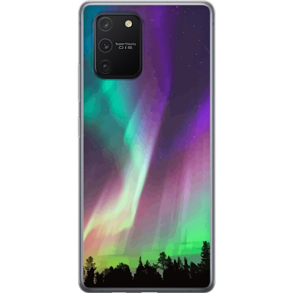 Samsung Galaxy S10 Lite Läpinäkyvä kuori Revontuli