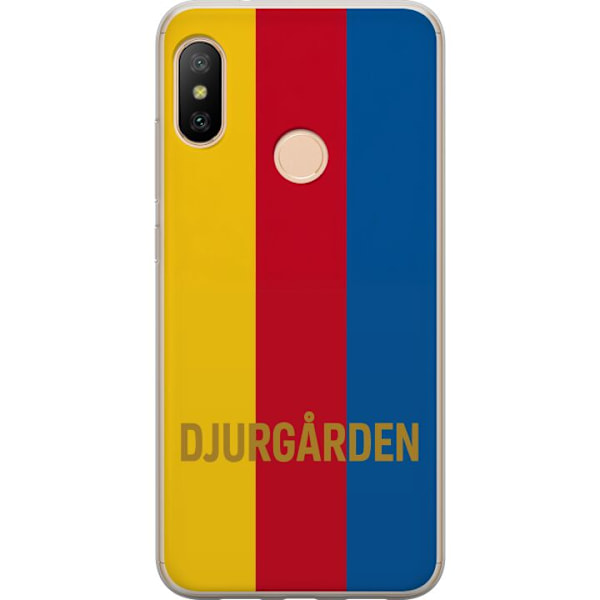 Xiaomi Redmi 6 Pro Gjennomsiktig deksel Djurgården – fotbal