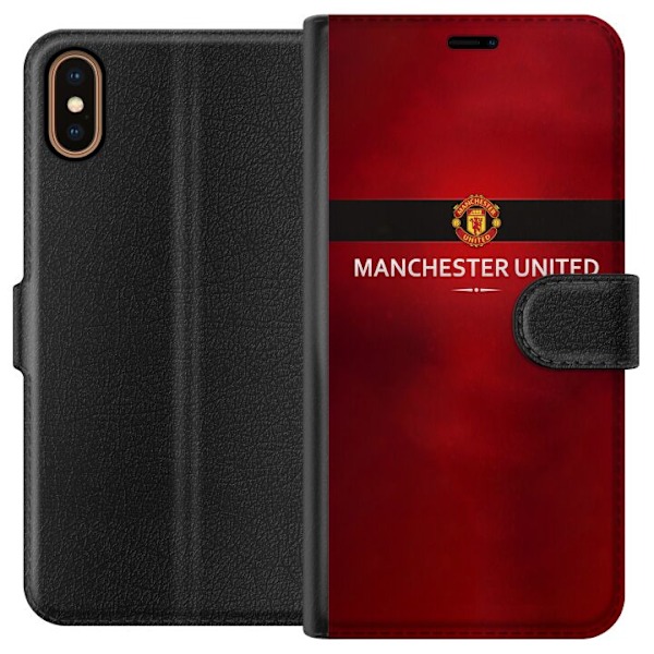 Apple iPhone X Lompakkokotelo Manchester United