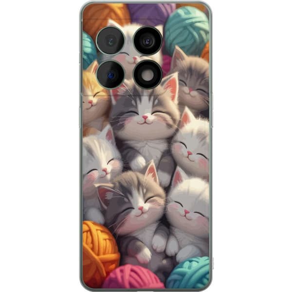 Kompatibel Mobilcover til OnePlus 10 Pro Sovande kattungar beige