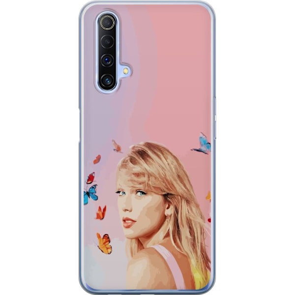 Realme X50 5G Gennemsigtig cover Taylor Swift Sommerfugle