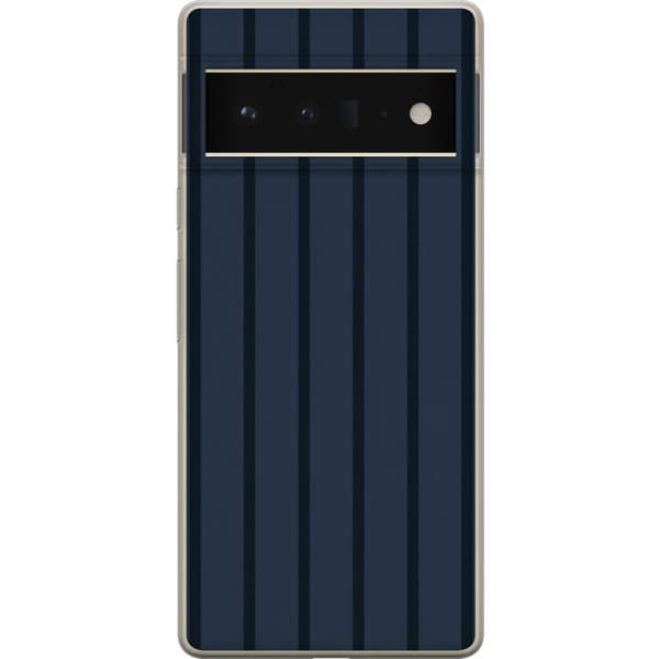 Kompatibelt Mobildeksel til Google Pixel 6 Pro Blå midnattstriper blå