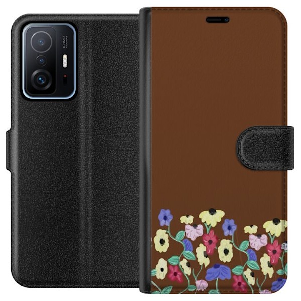 Xiaomi 11T Tegnebogsetui Blomster