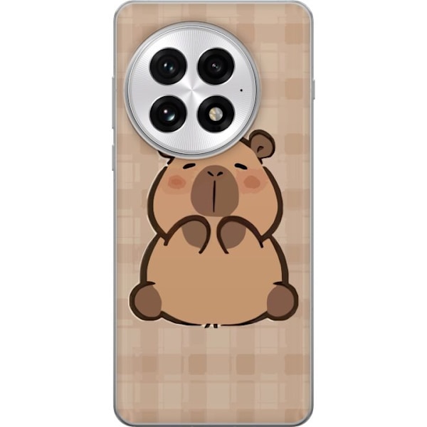 OnePlus 13 Gennemsigtig cover Mobilskal kawaii capybara flera figurer japansk stil