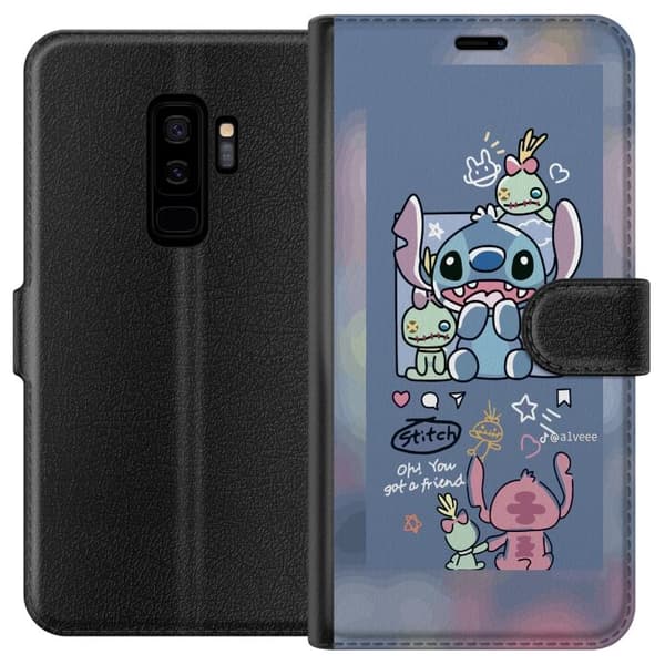 Kompatibelt Plånboksfodral till Samsung Galaxy S9+ Stitch Vänner