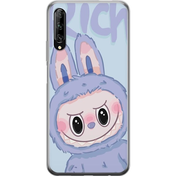 Huawei P smart Pro 2019 Läpinäkyvä kuori Sininen Jänis Lab