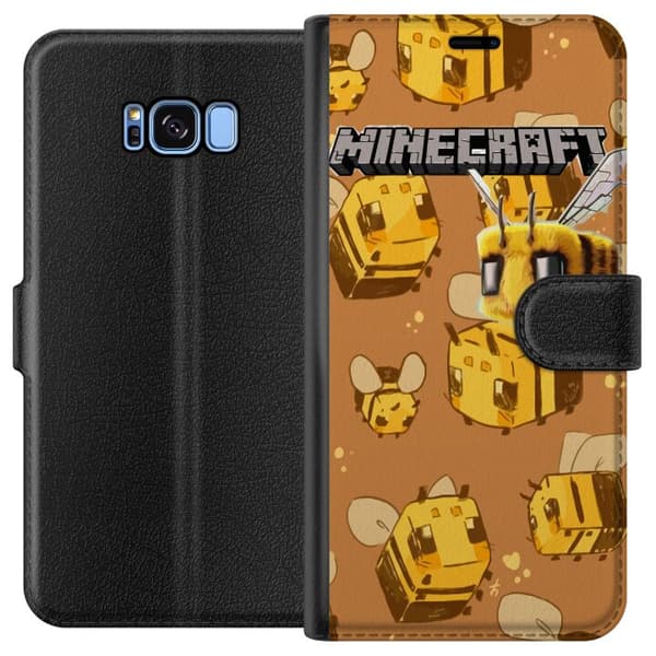 Kompatibelt Plånboksfodral till Samsung Galaxy S8 Minecraft Bi