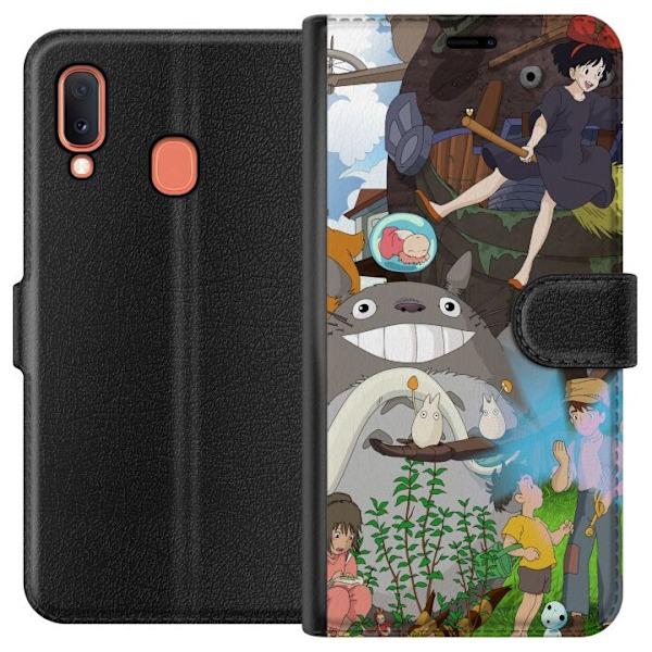 Samsung Galaxy A20e Tegnebogsetui Studio Ghibli