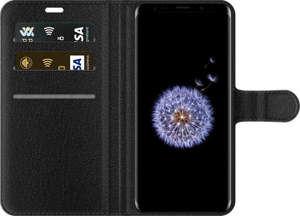 Kompatibelt Plånboksfodral till Samsung Galaxy S9+ Rosa ränder rosa