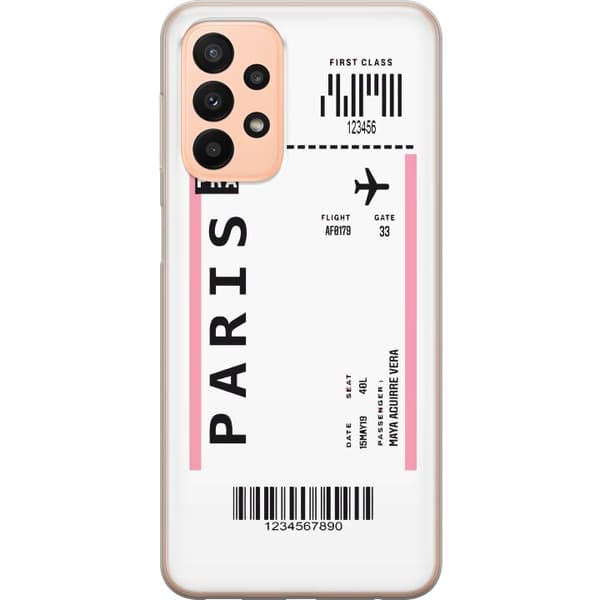 Kompatibelt Mobildeksel til Samsung Galaxy A23 Flybillett Paris