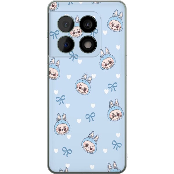 OnePlus 10 Pro Läpinäkyvä kuori Labubu Tuli Henki