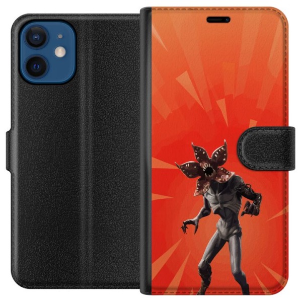 Apple iPhone 12 mini Lommeboketui Fortnite - Demogorgon