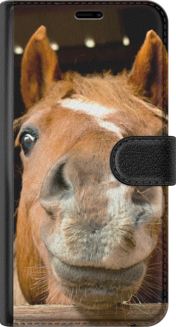 Kompatibelt Plånboksfodral till Apple iPhone SE (2020) Happy Häst