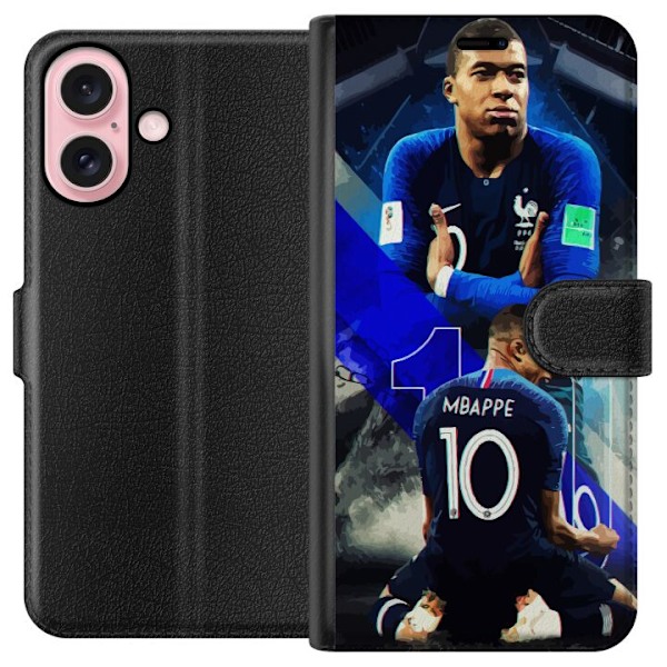 Apple iPhone 16 Tegnebogsetui Kylian Mbappé