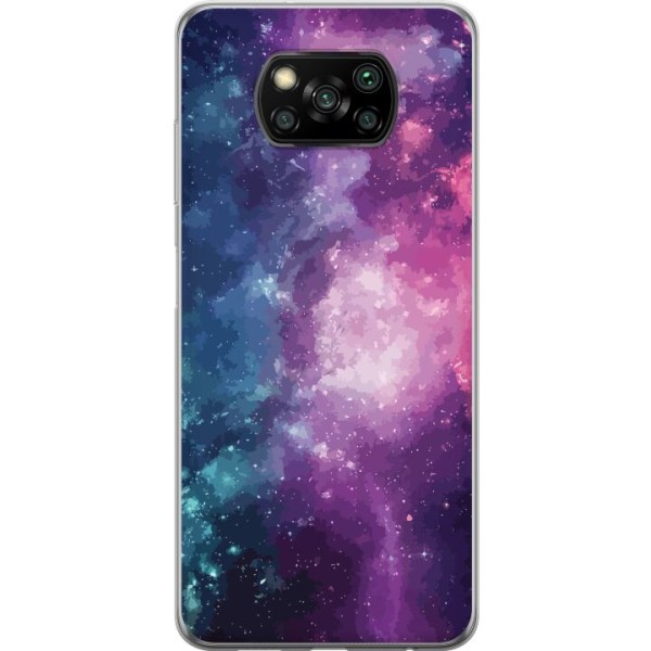 Xiaomi Poco X3 NFC Läpinäkyvä kuori Nebula