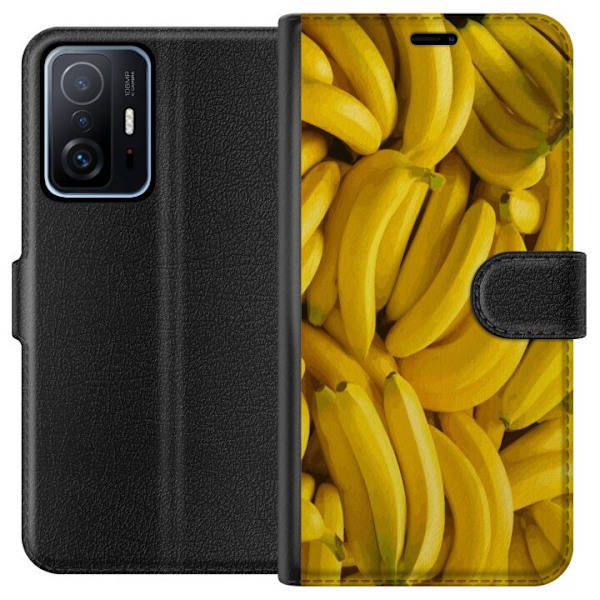 Xiaomi 11T Plånboksfodral Banana Pattern – lekfullt mönste