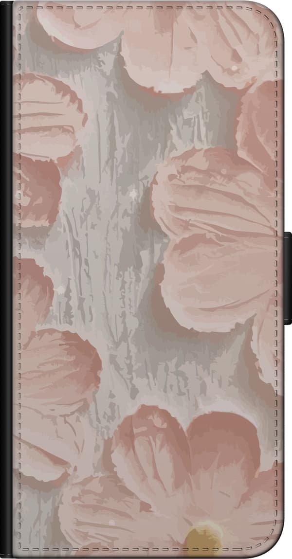 Kompatibel Tegnebogsetui til OnePlus 9 Pro Rosa Blomster