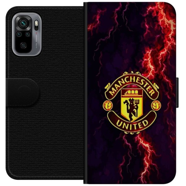 Xiaomi Redmi Note 10S Plånboksfodral Manchester United